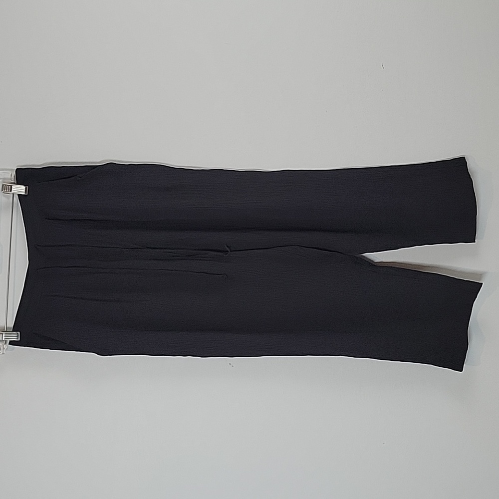 JACLYN SMITH High waist crinkle pleated crop pants